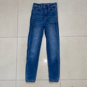 Women’s High Waisted Dark Wash Skinny Jeans